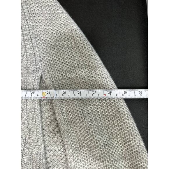 Banana Republic Womens Gray Oversized Sleeveless Zip Front Sweater Vest M/L - Picture 9 of 10